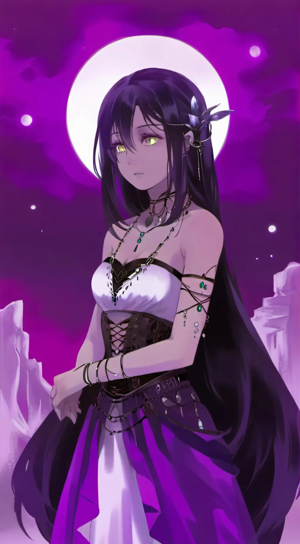 ai character: bella slime wife background