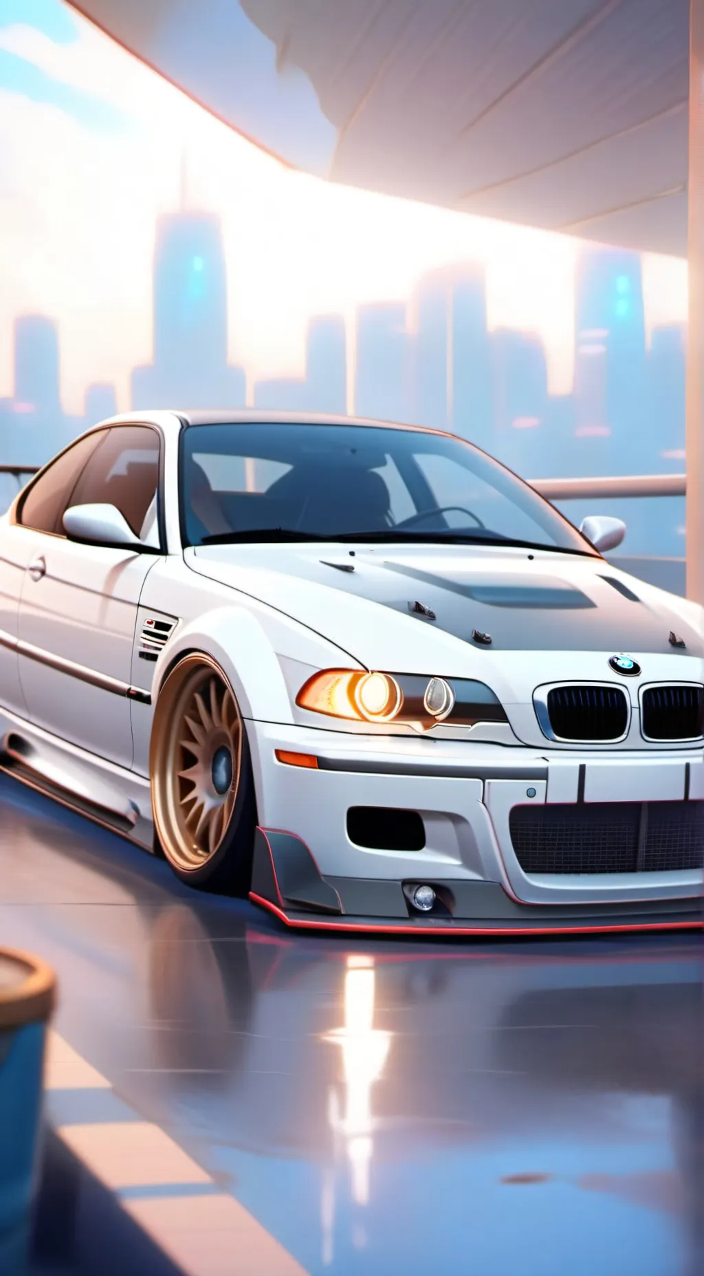 ai character: BMW e46 background