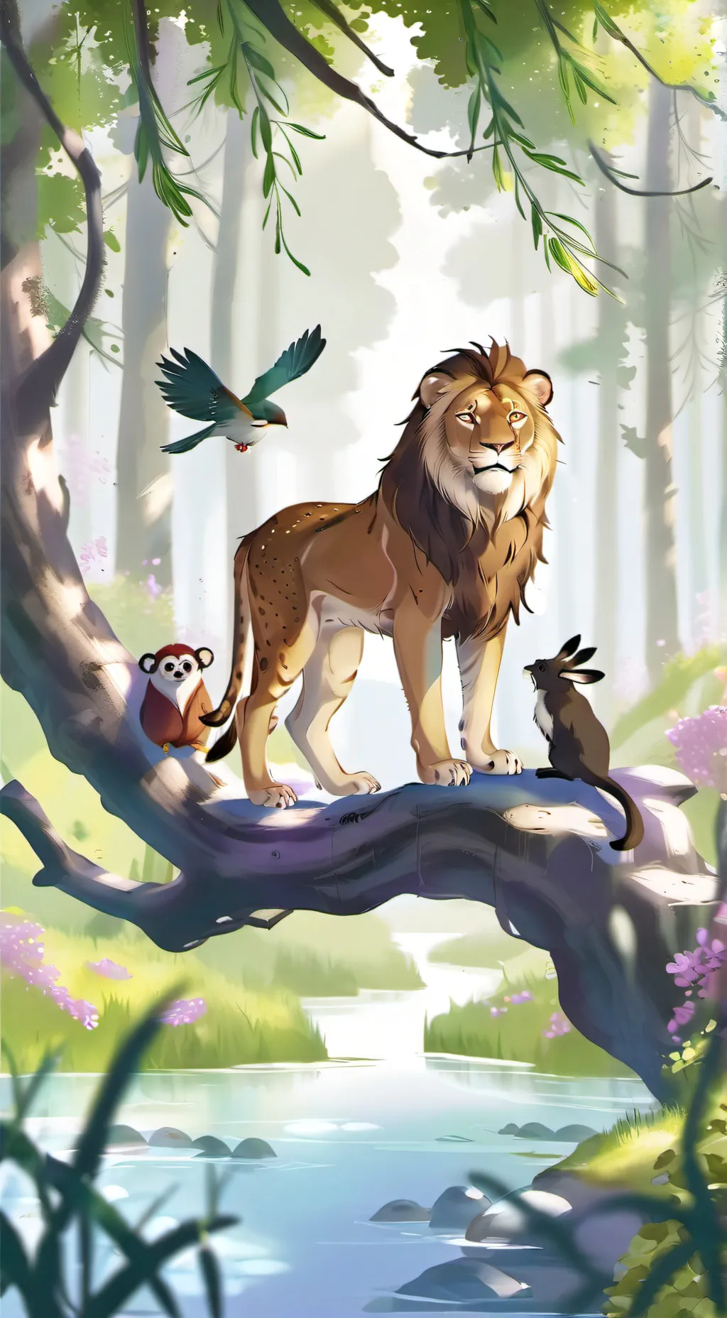 ai character: abandoned Eevees background