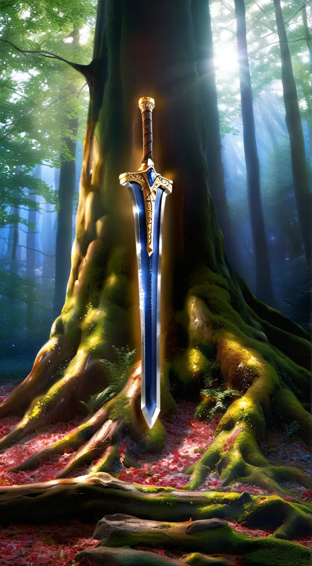 ai character: sword in Stone CH background