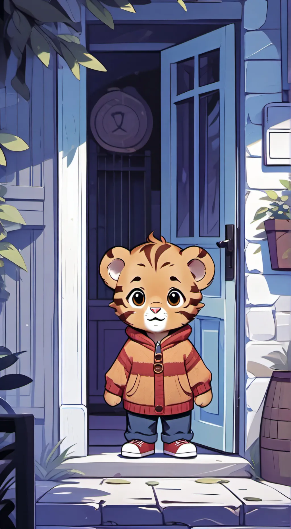 ai character: DT Neighbor  background