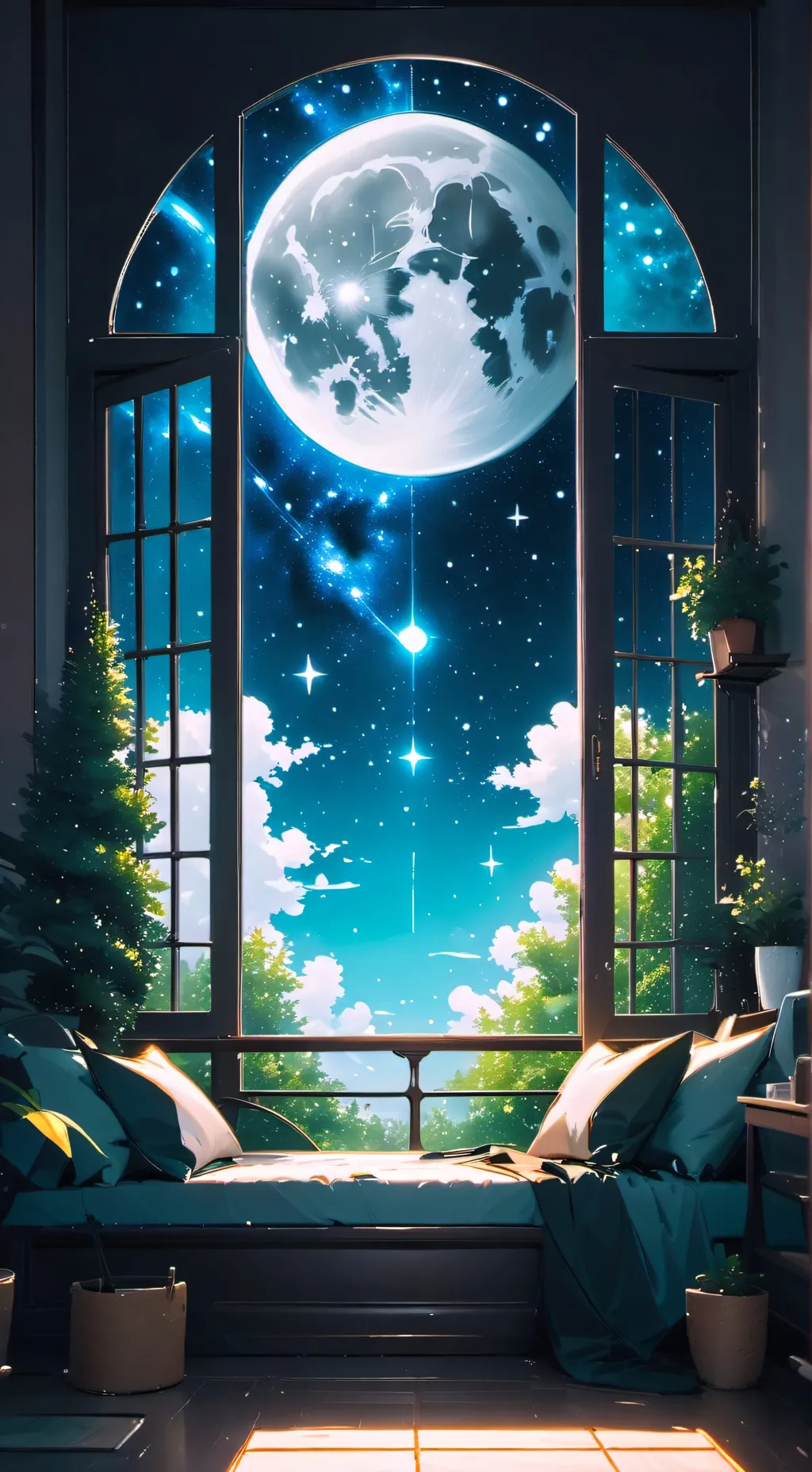 ai character: FS Sleepover background