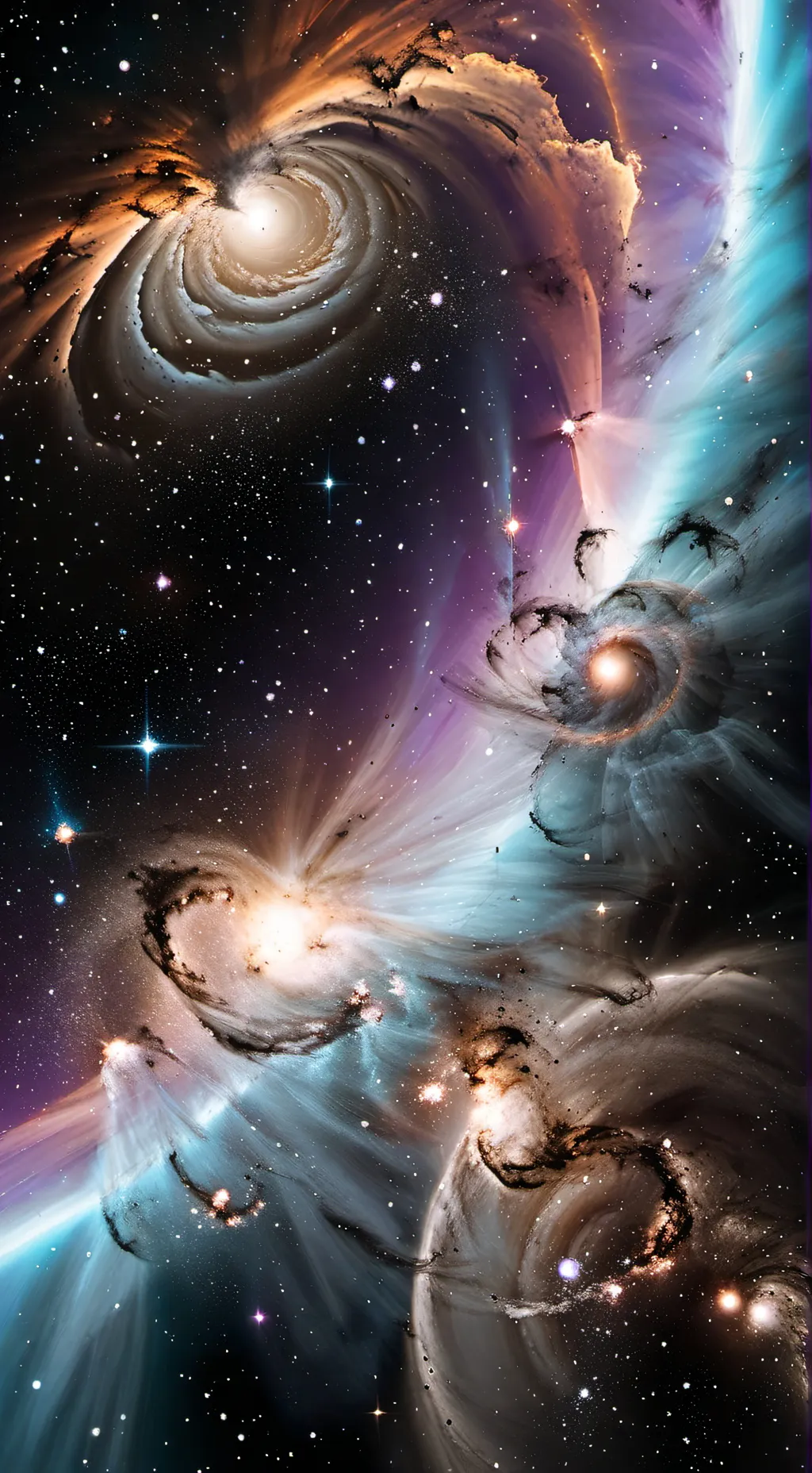 ai character: caught 4k background