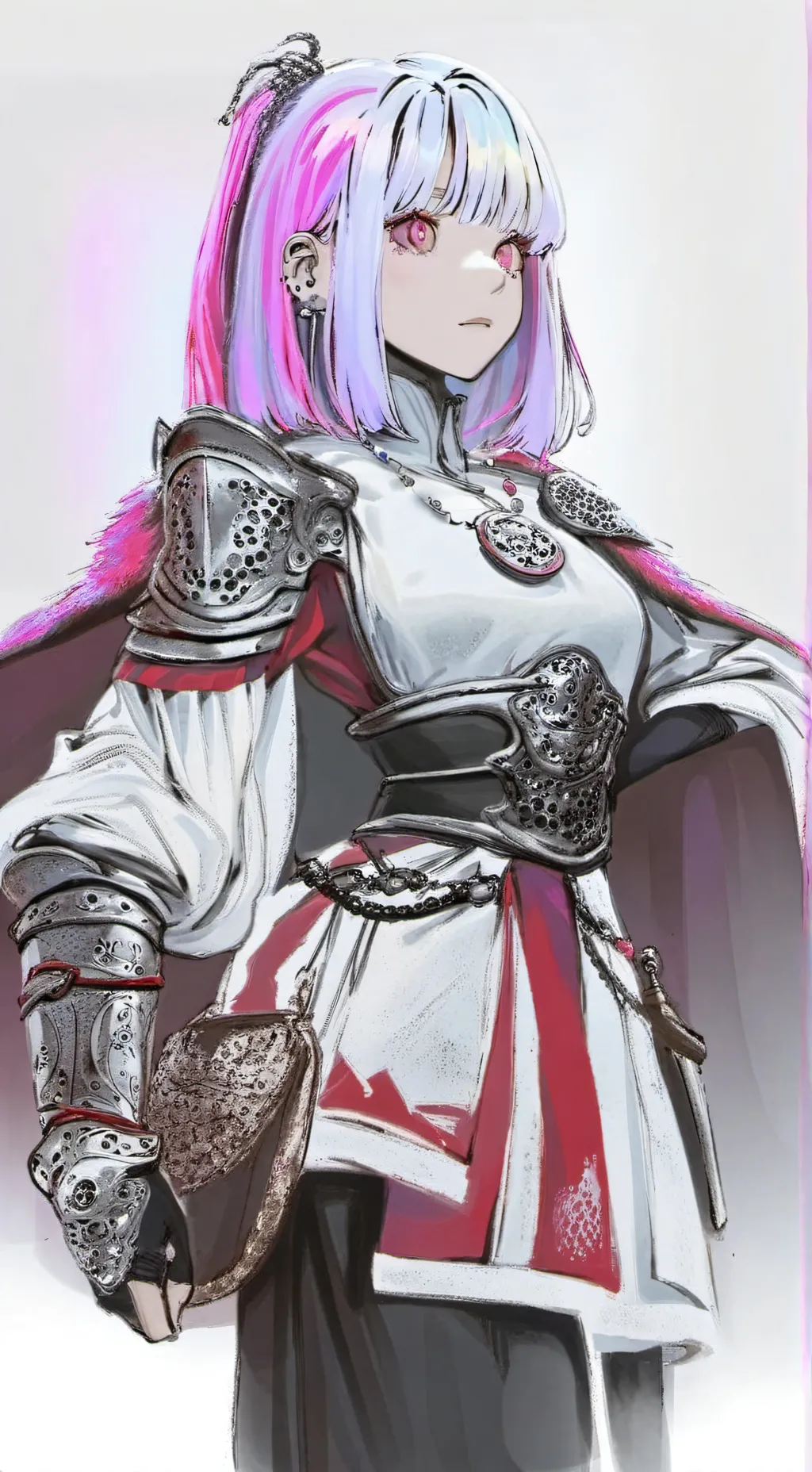 ai character: Brass background