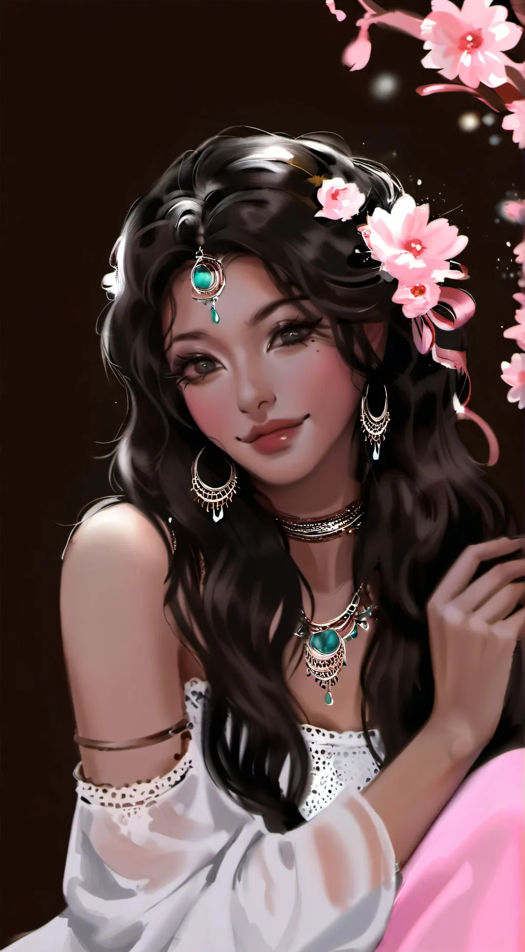 ai character: luna background