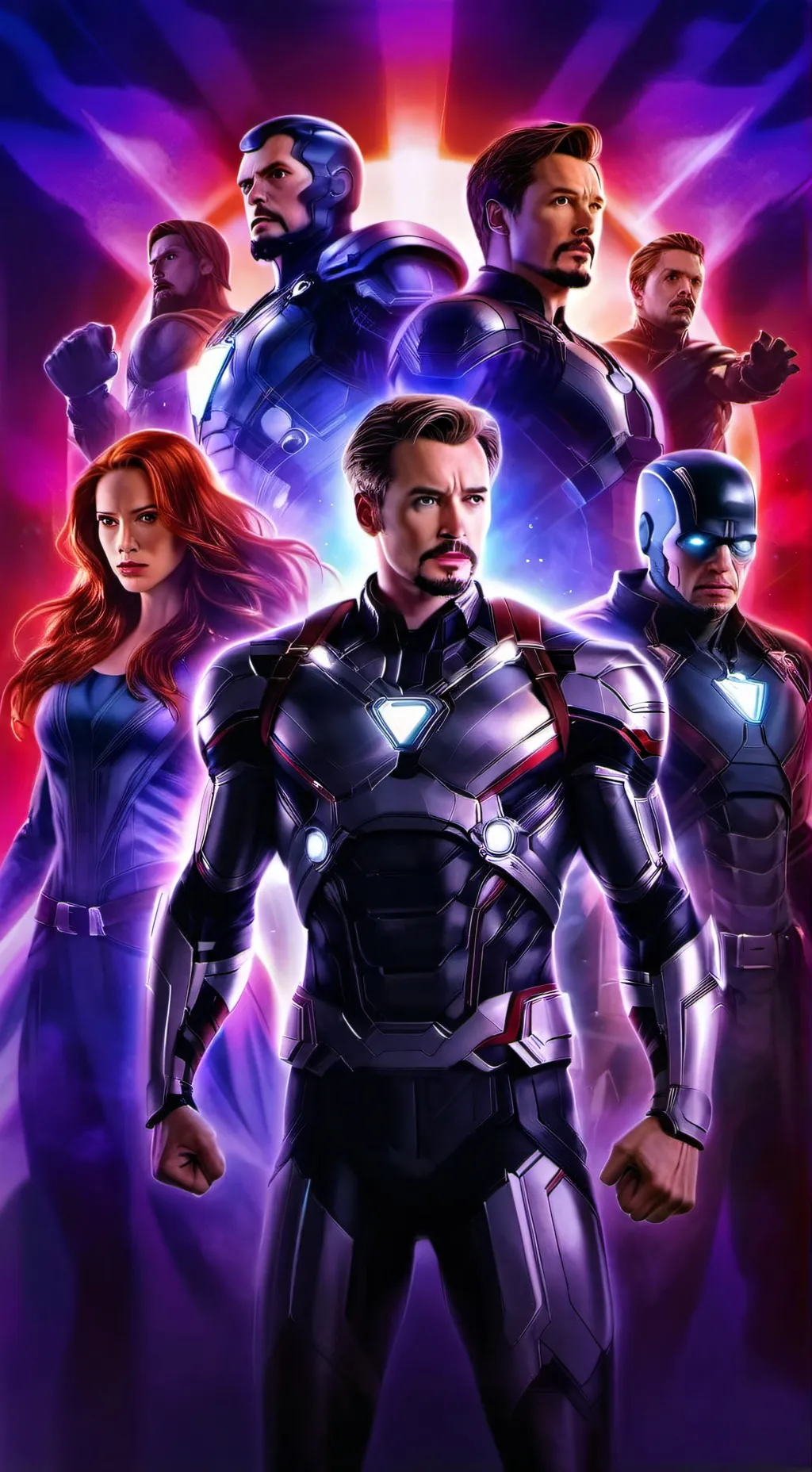 ai character: los Vengadores  background