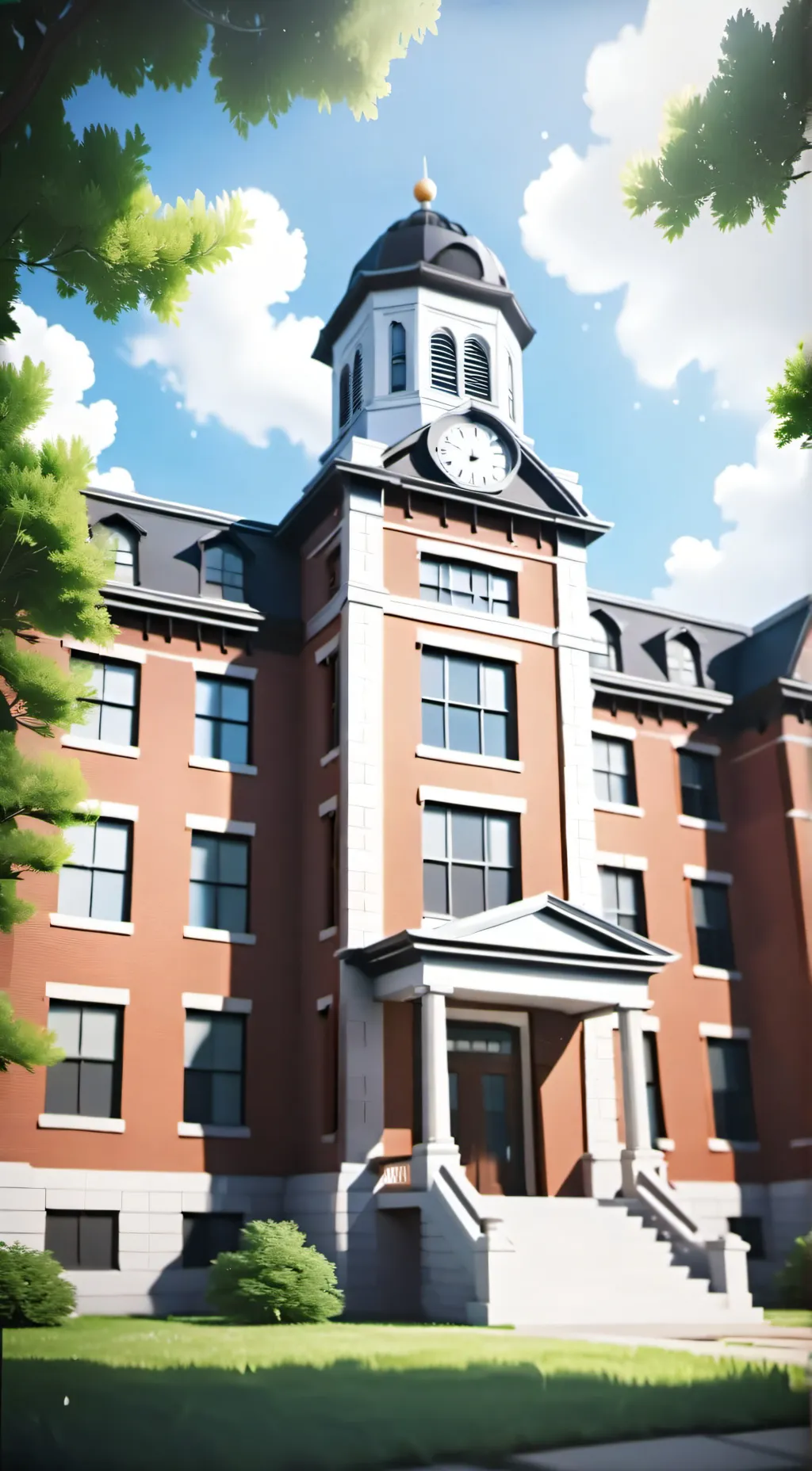 ai character: school background