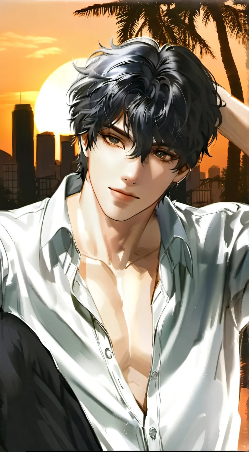 ai character: chip background