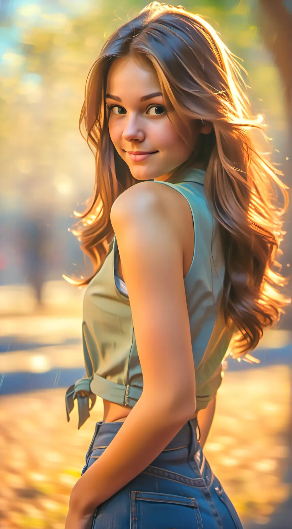 ai character: Melissa  background