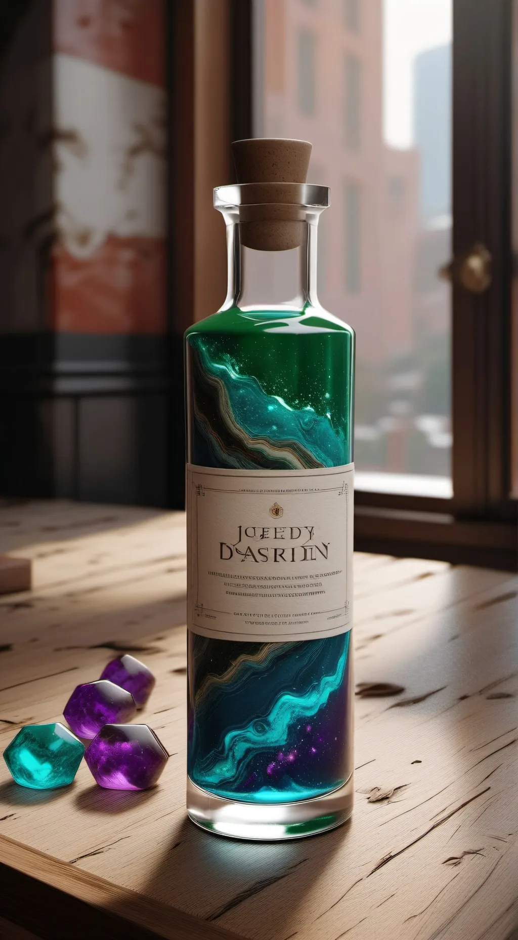 ai character: Gay potion background