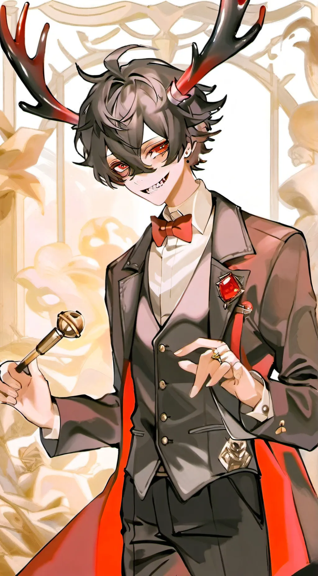 ai character: hh alastor Past background