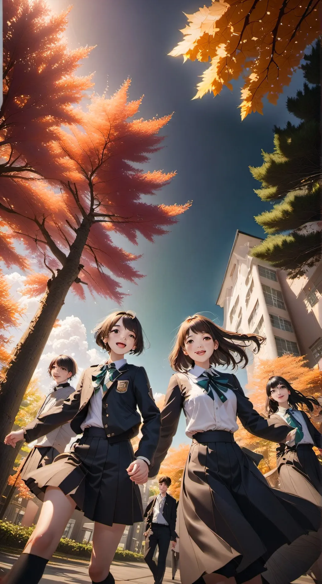 ai character: Girls control boys background