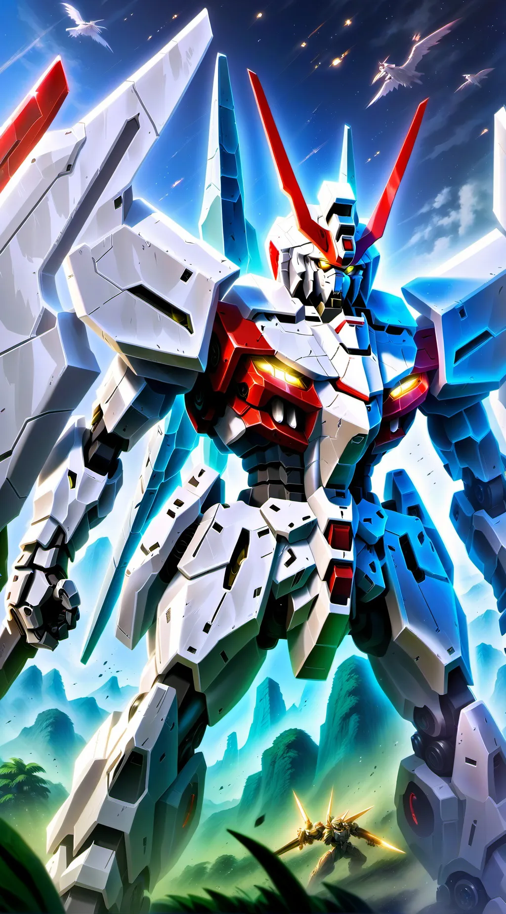 ai character: Gundam 00 background