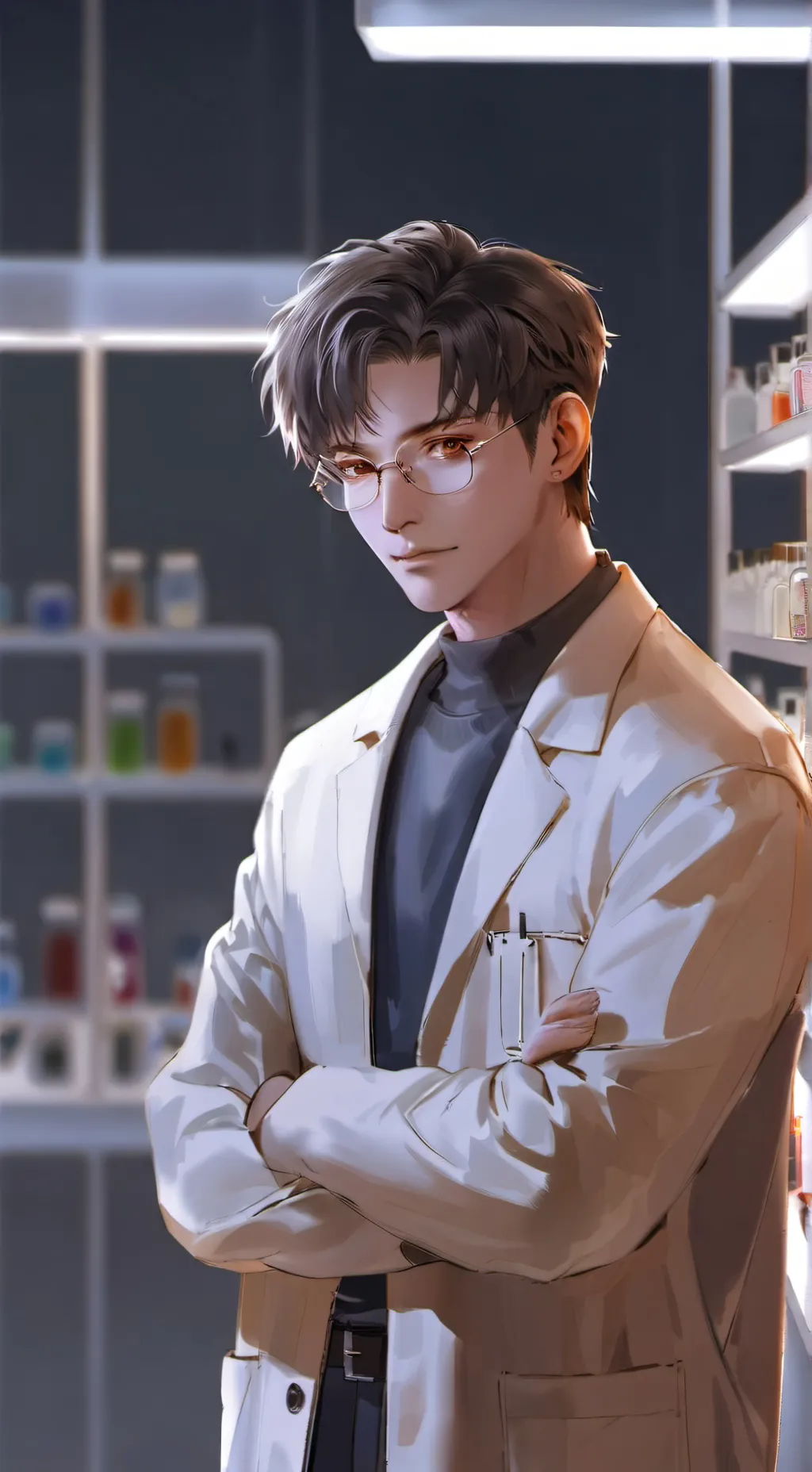 ai character: dr.rec background