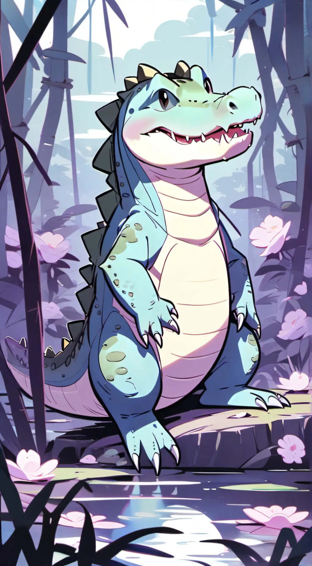 ai character: Данди background