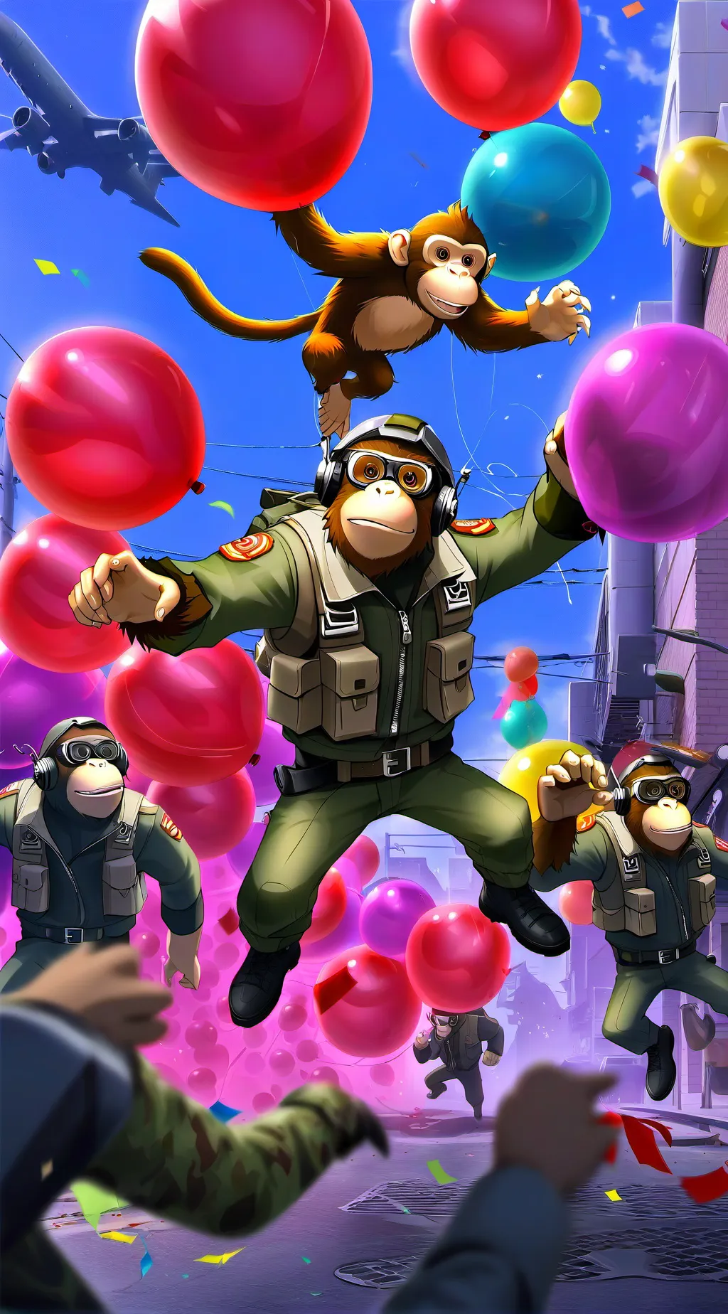 ai character: BLOONS TD background