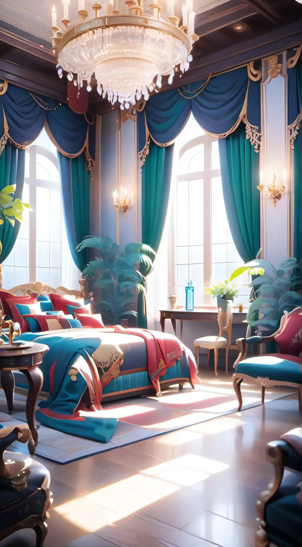 ai character: HappyShow background