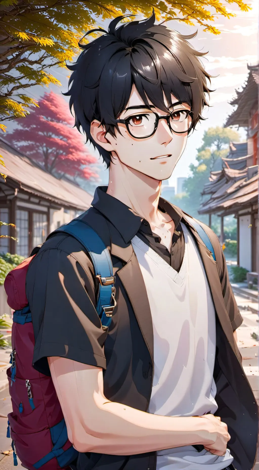 ai character: Milo  background