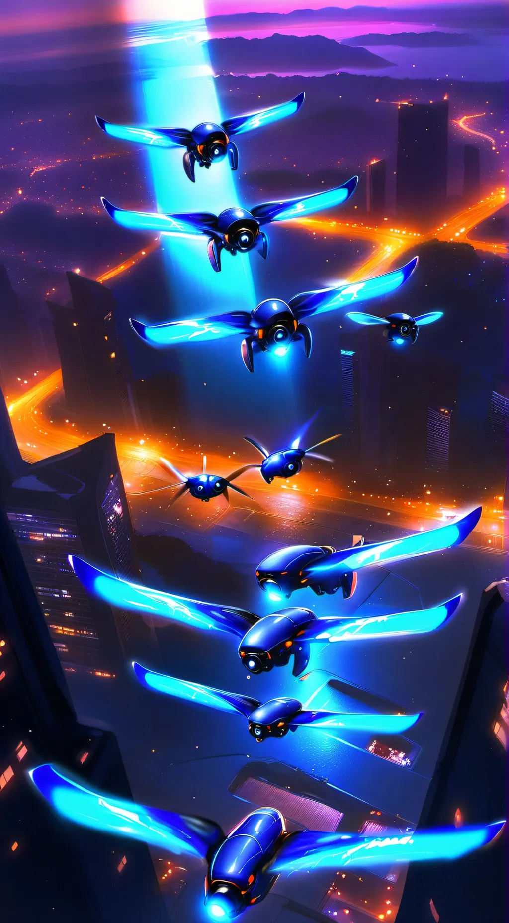 ai character: Murder drones XD background