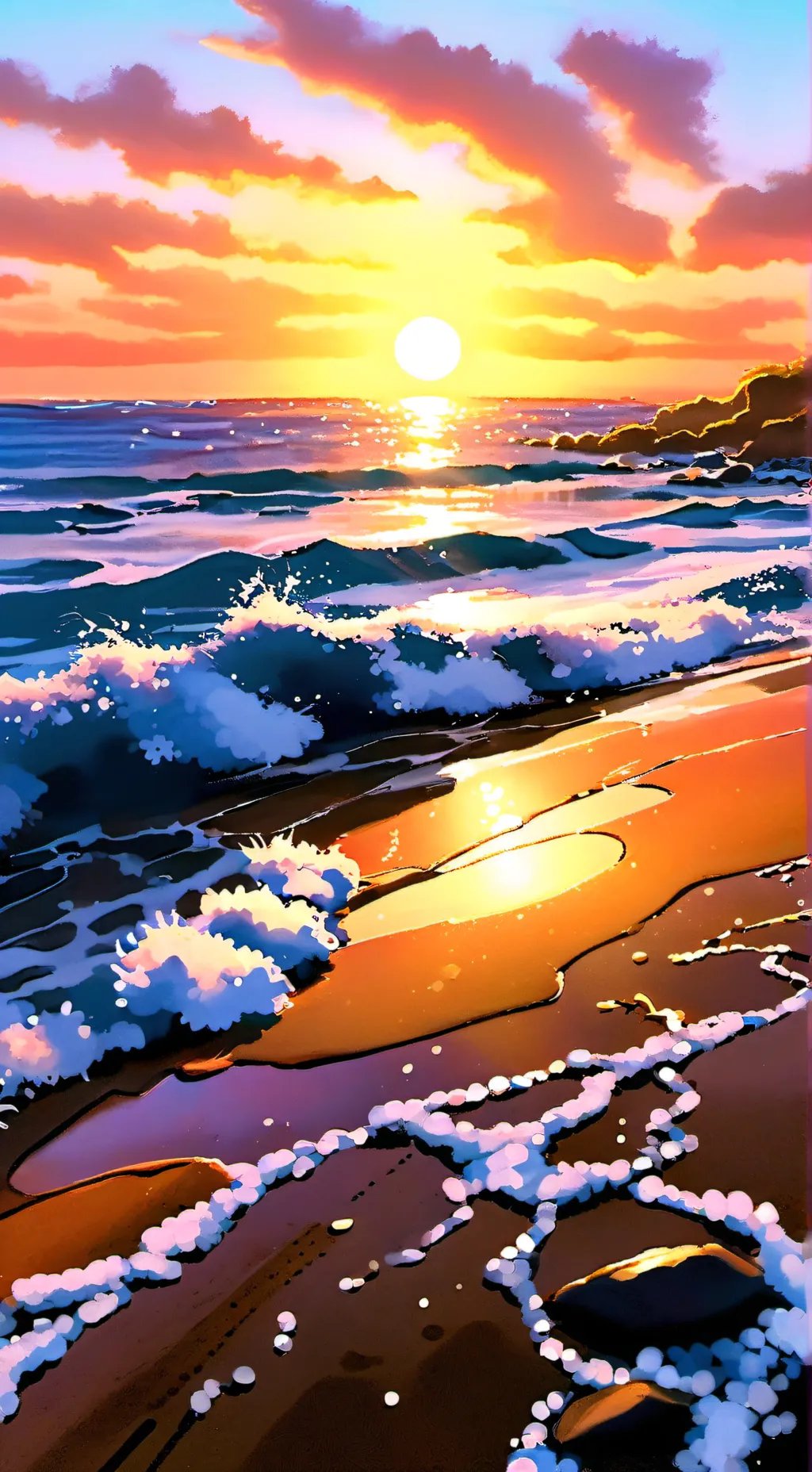 ai character: Forsaken Beach background