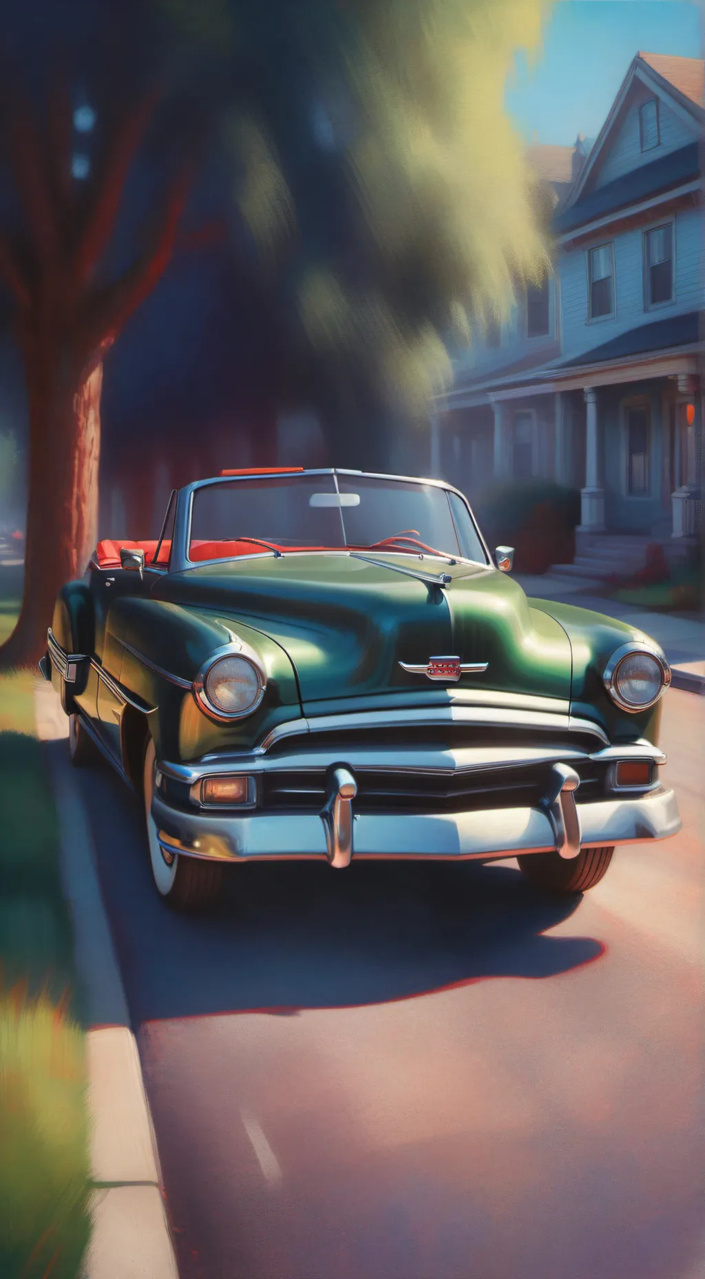 ai character: Crk road trip background