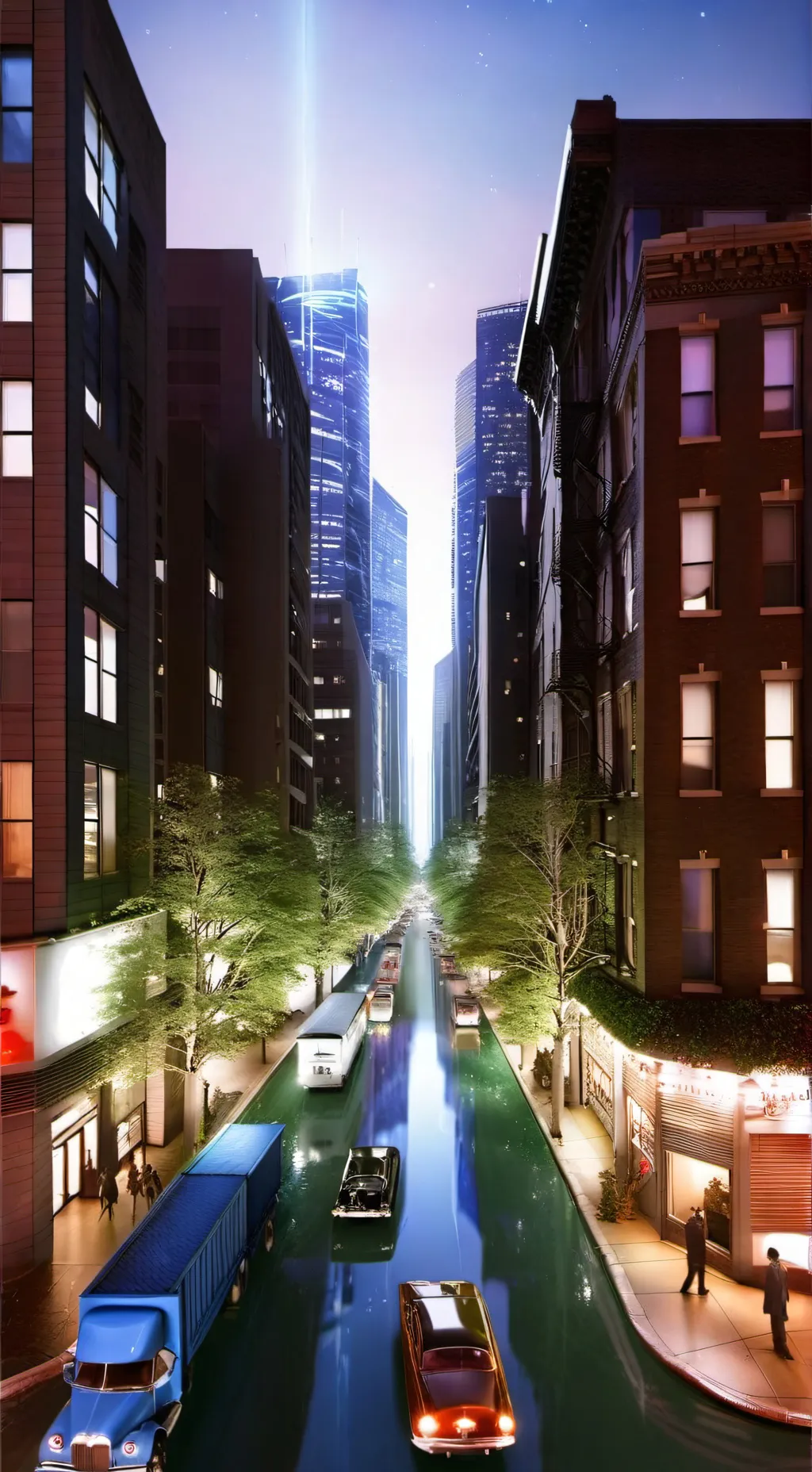 ai character: pubilc background