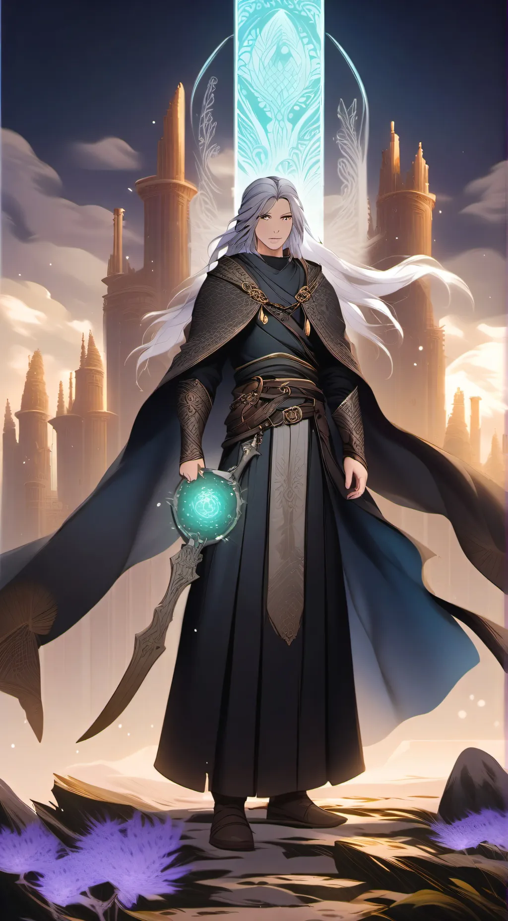 ai character: Isekai world background