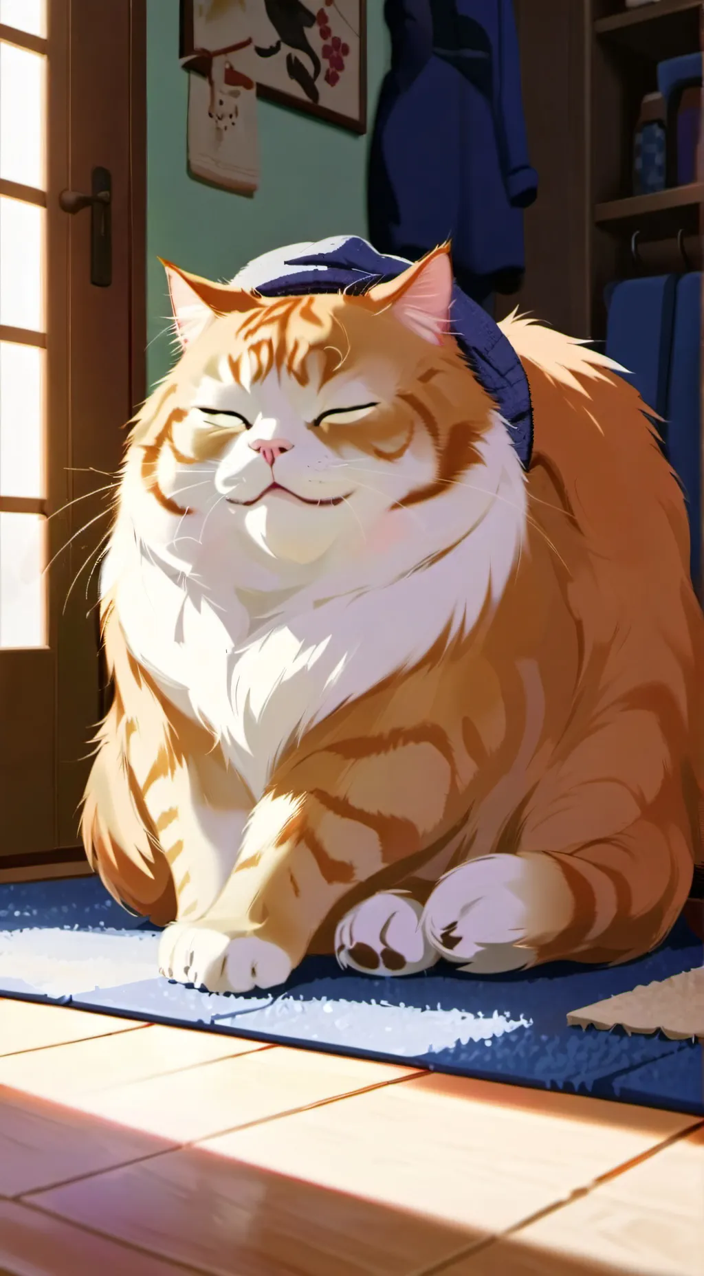 ai character: ginger  background