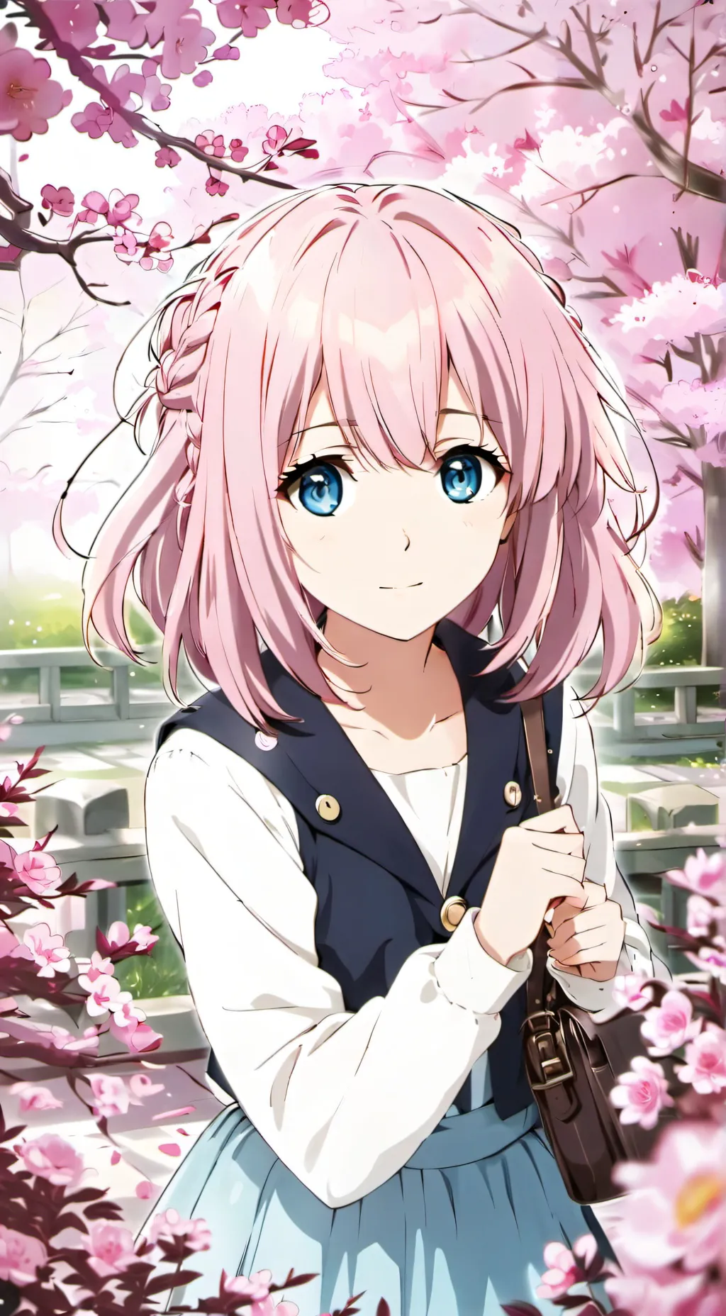 ai character: Girly pops background