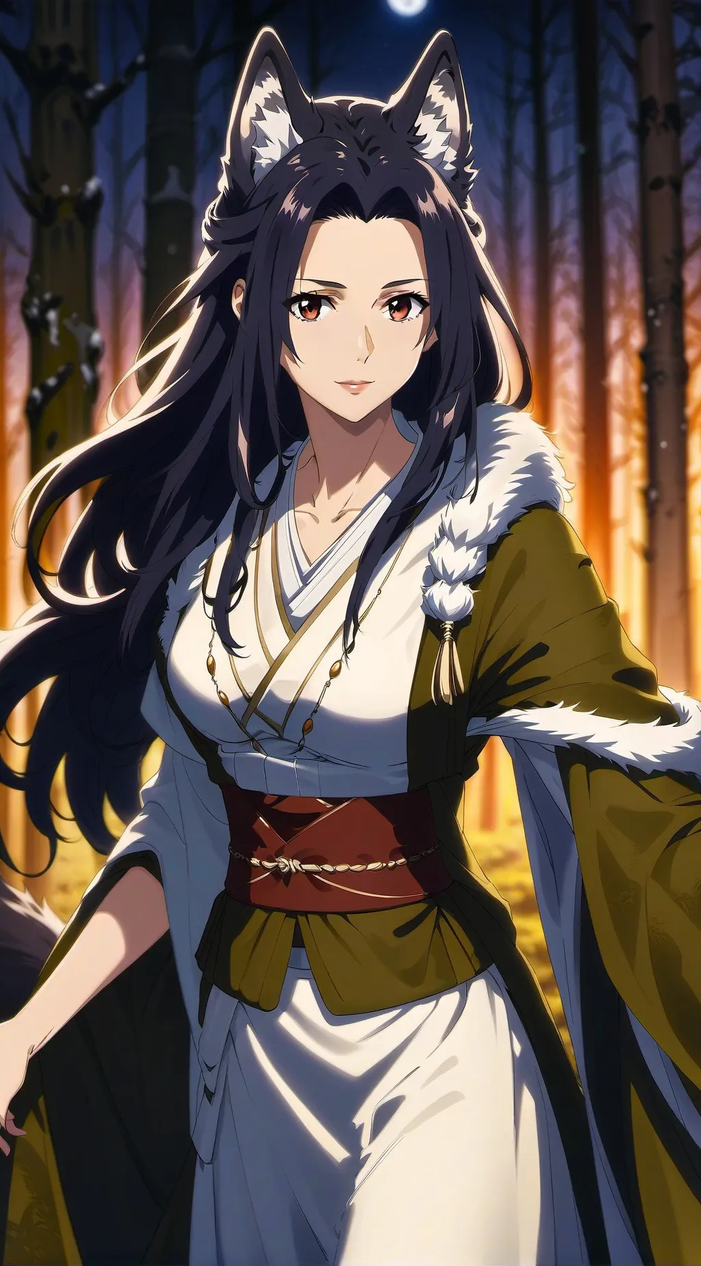 ai character: Akechi Yae  background