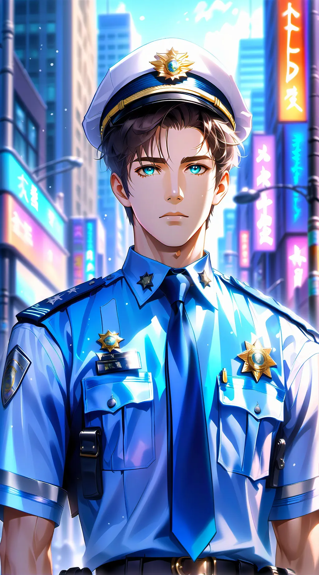 ai character: Detective Stone background