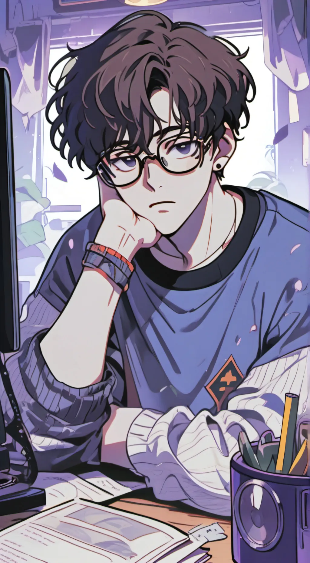 ai character: Daniel  background