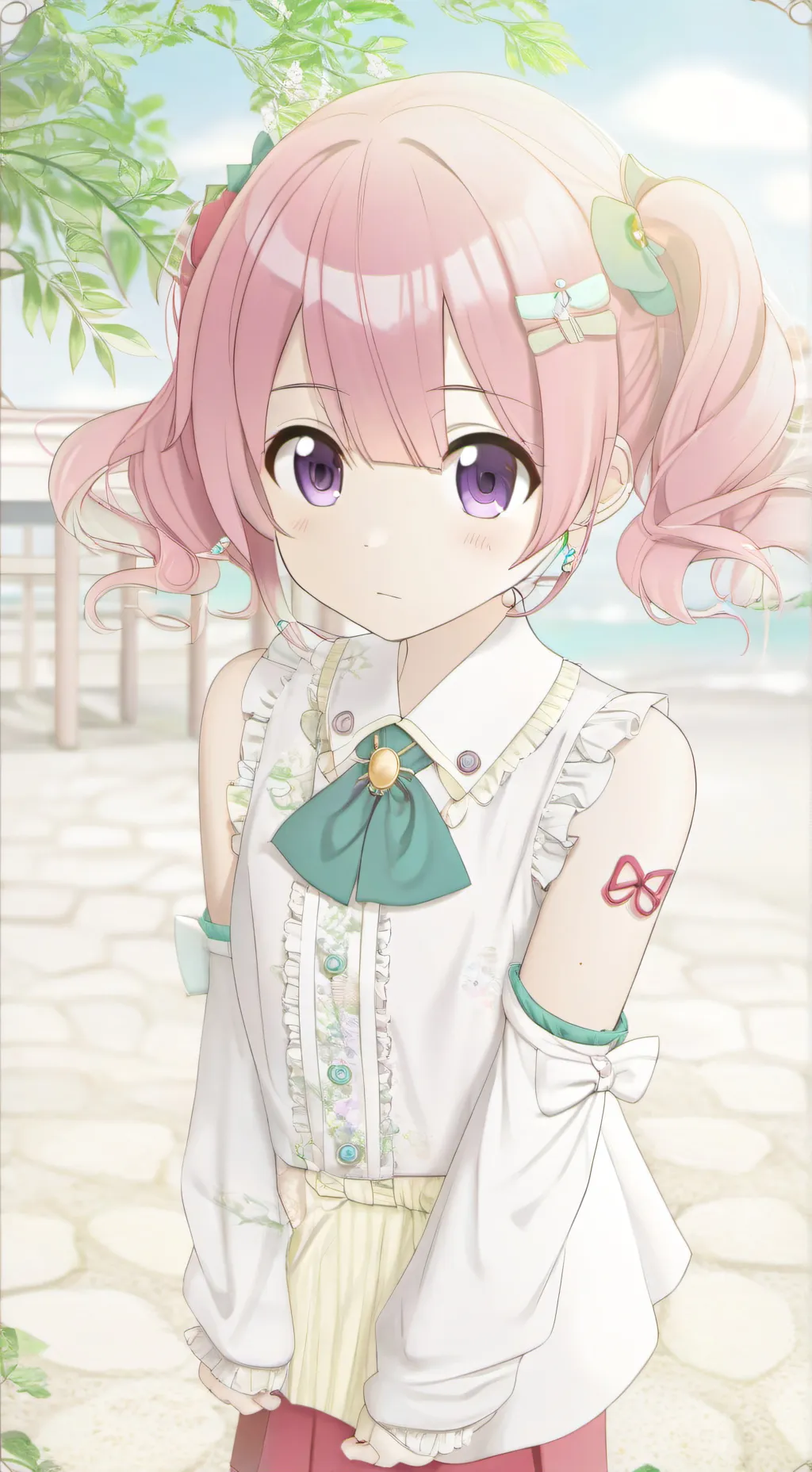 ai character: KASANE background