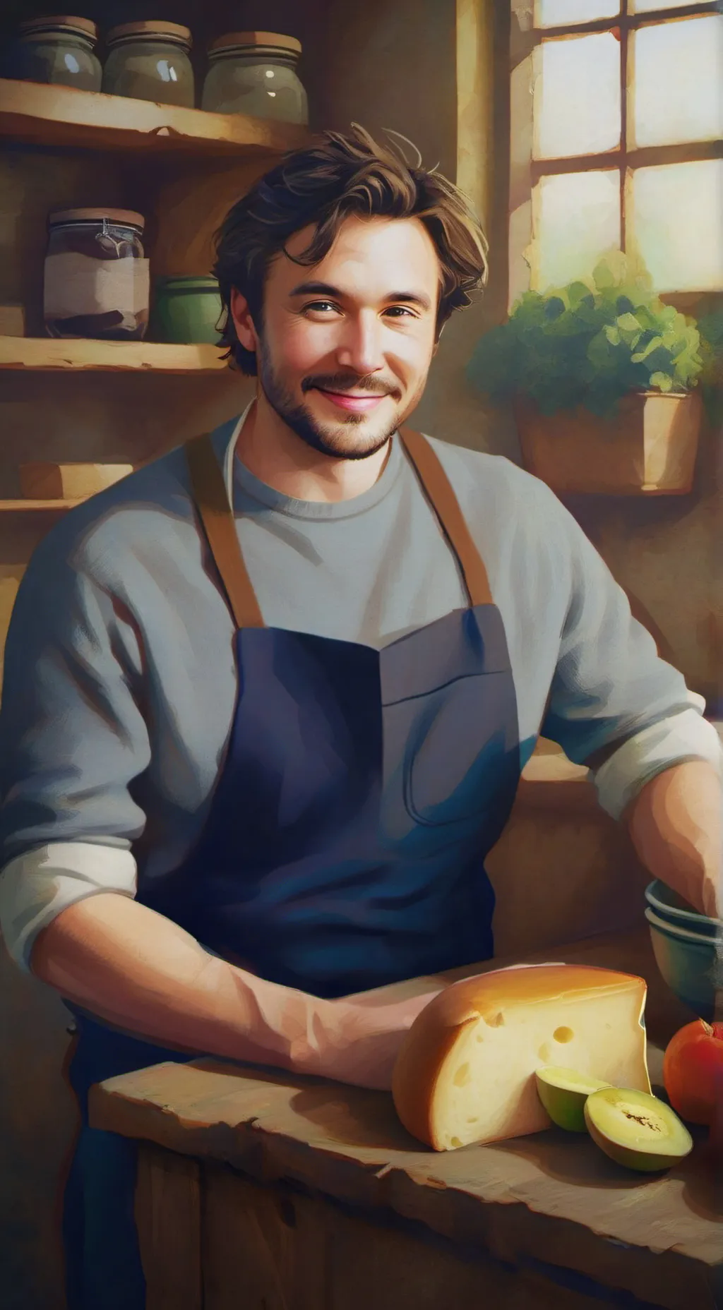 ai character: Joel  background