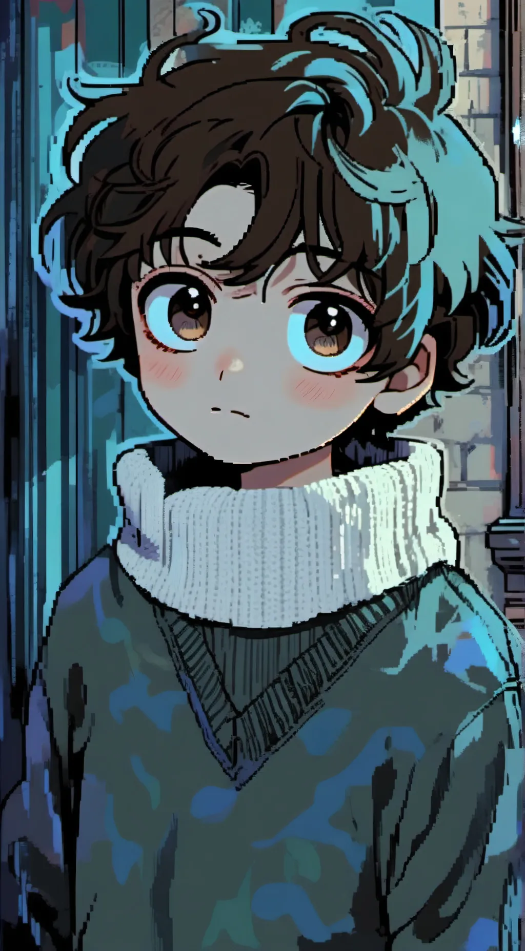 ai character: Адам ✮ background