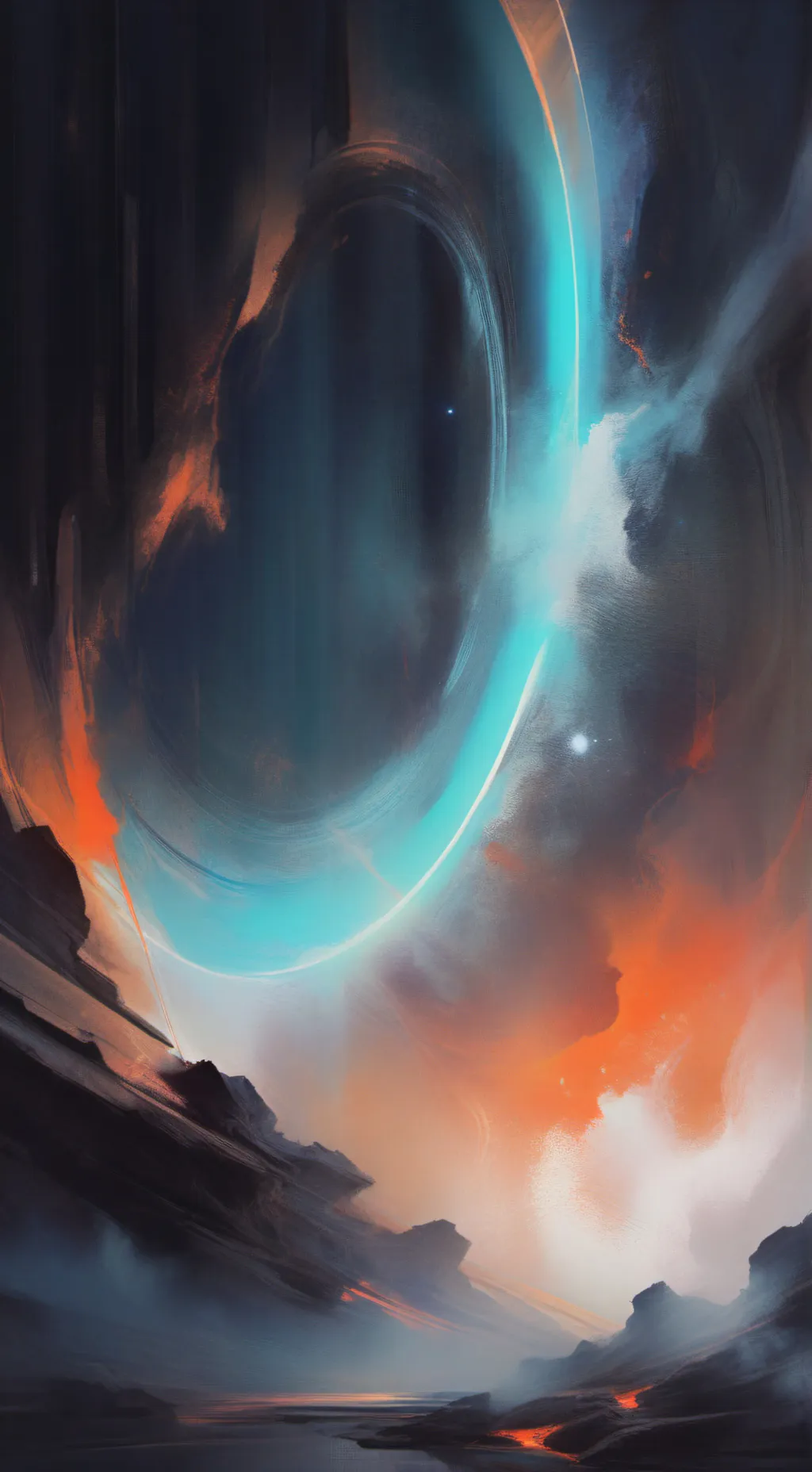 ai character: my OC gang :D background