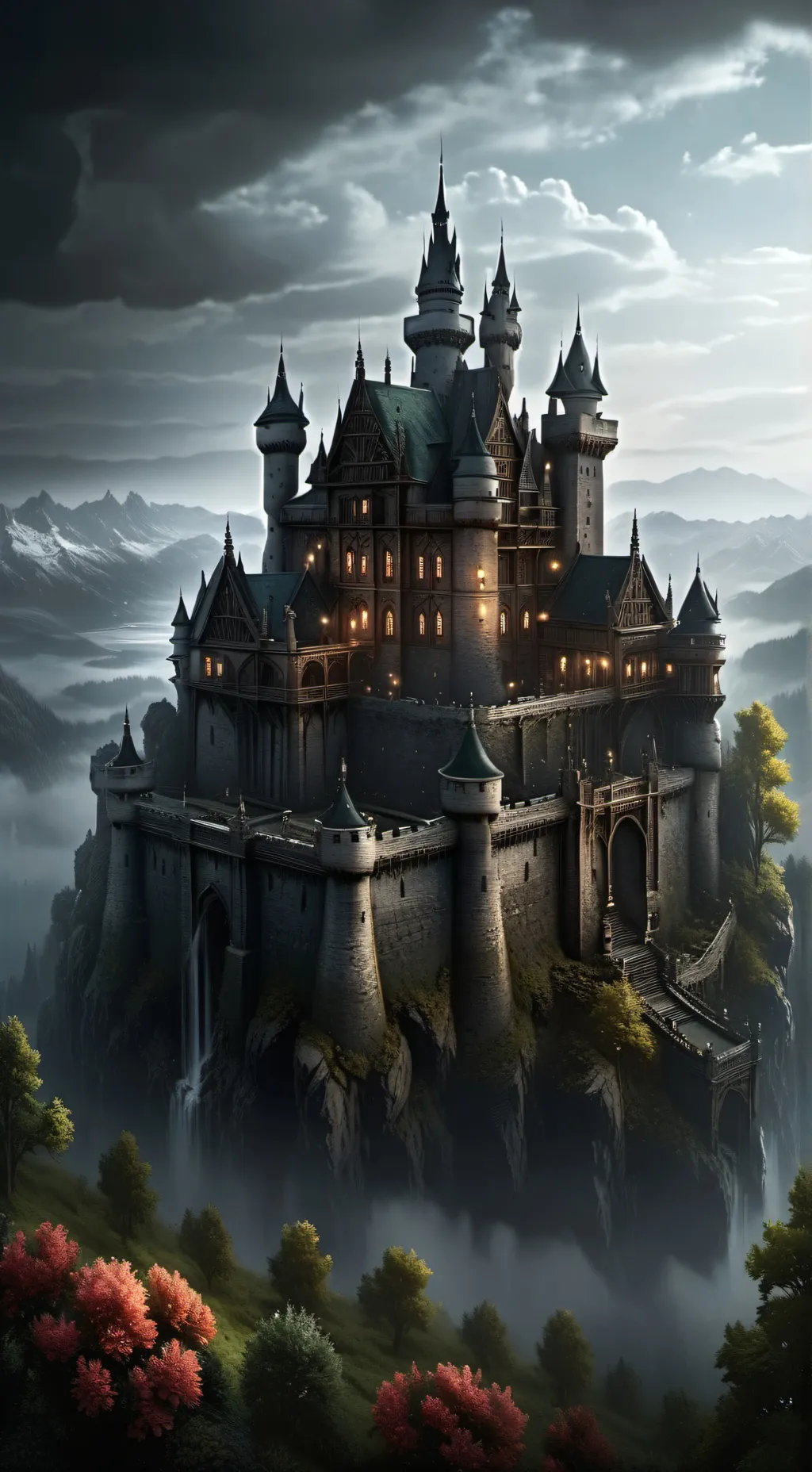 ai character: Замок background