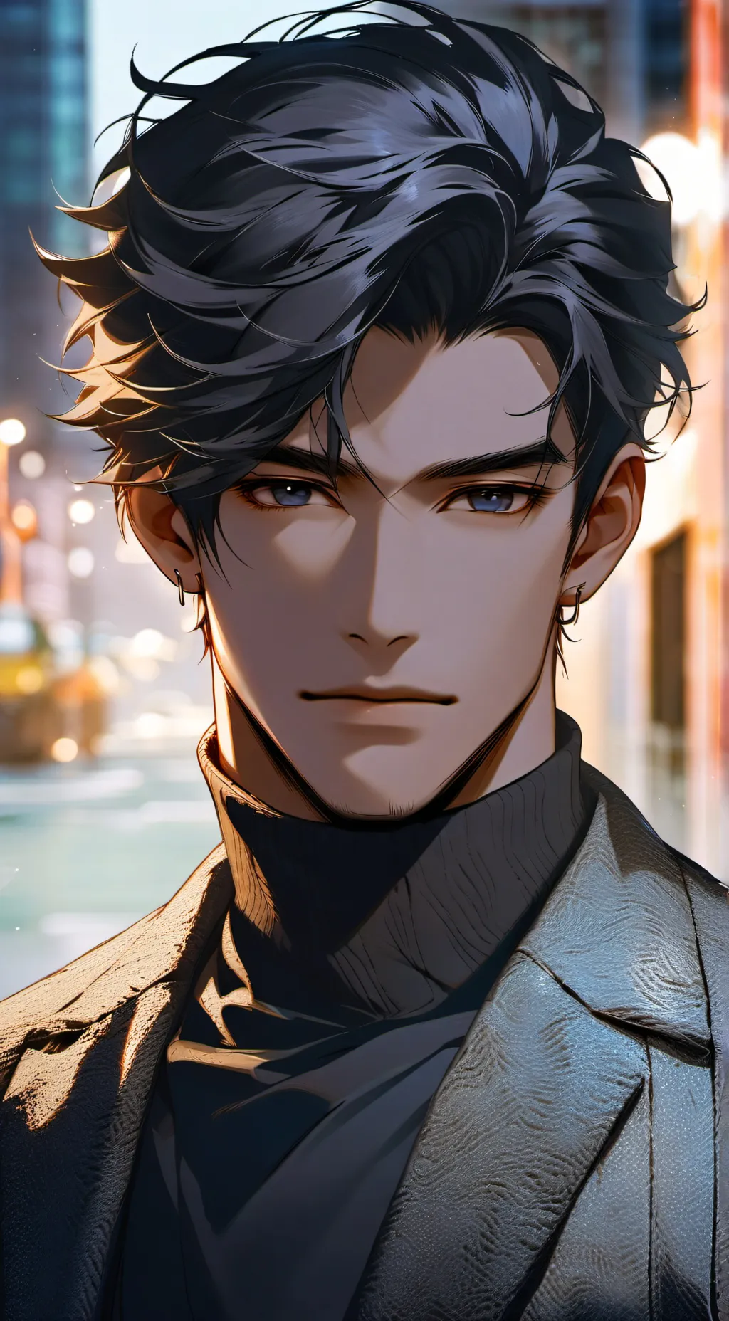 ai character: Adrian  background