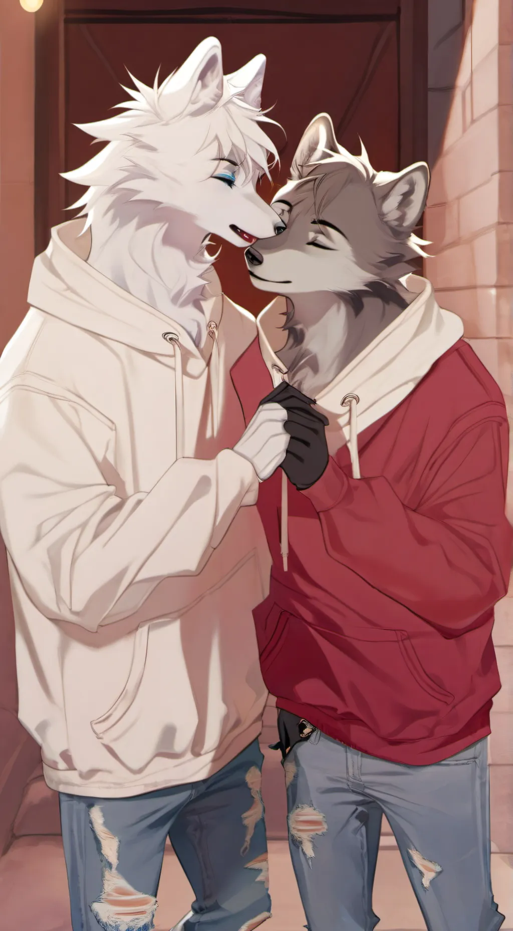 ai character: Jake and Aron background