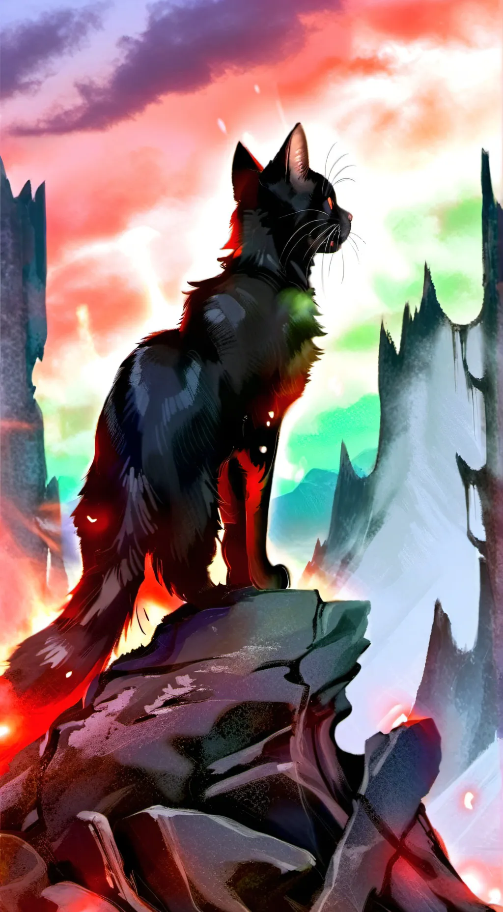 ai character: Monster catnap background