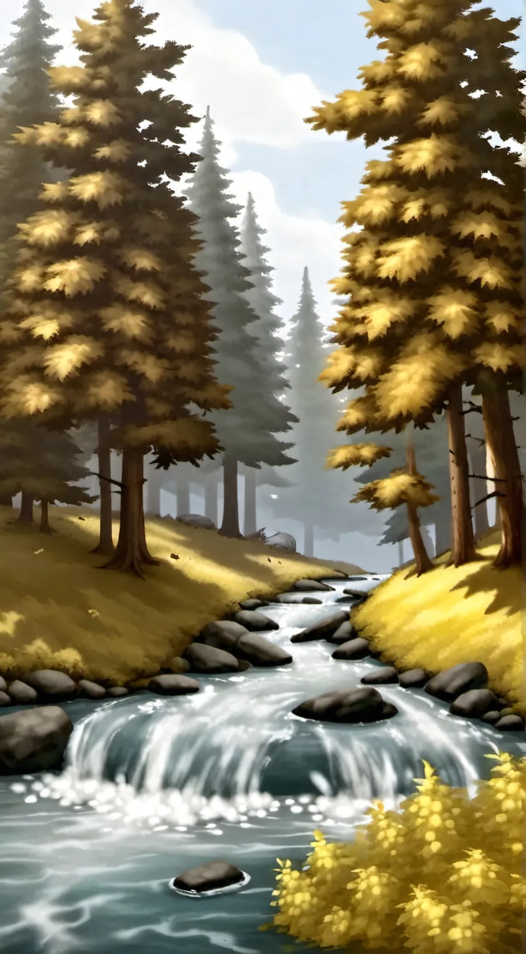 ai character: Forest background