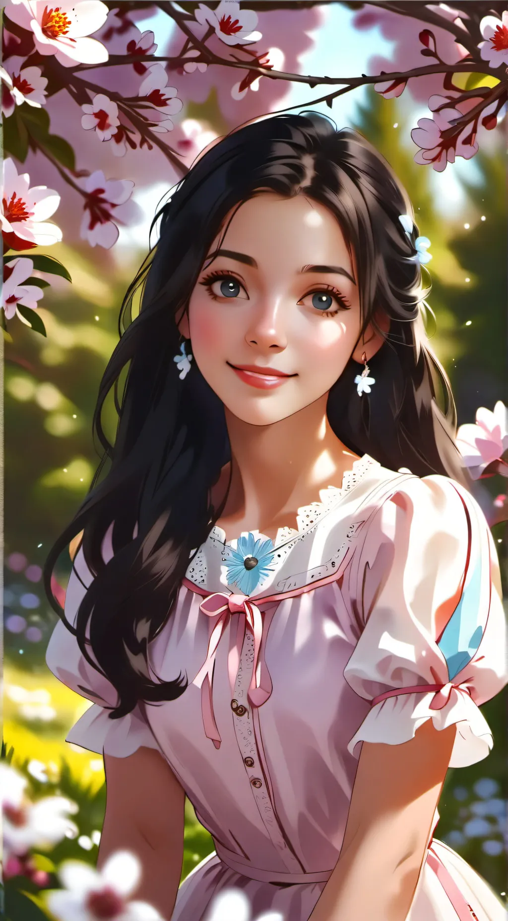 ai character: new anime 2 background