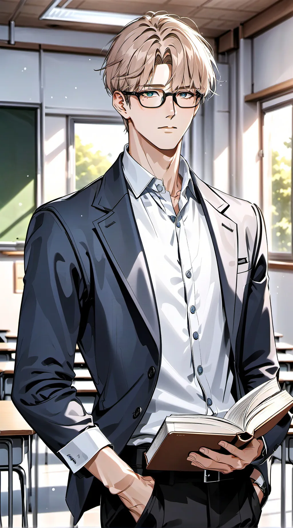 ai character: Adrian Hale background