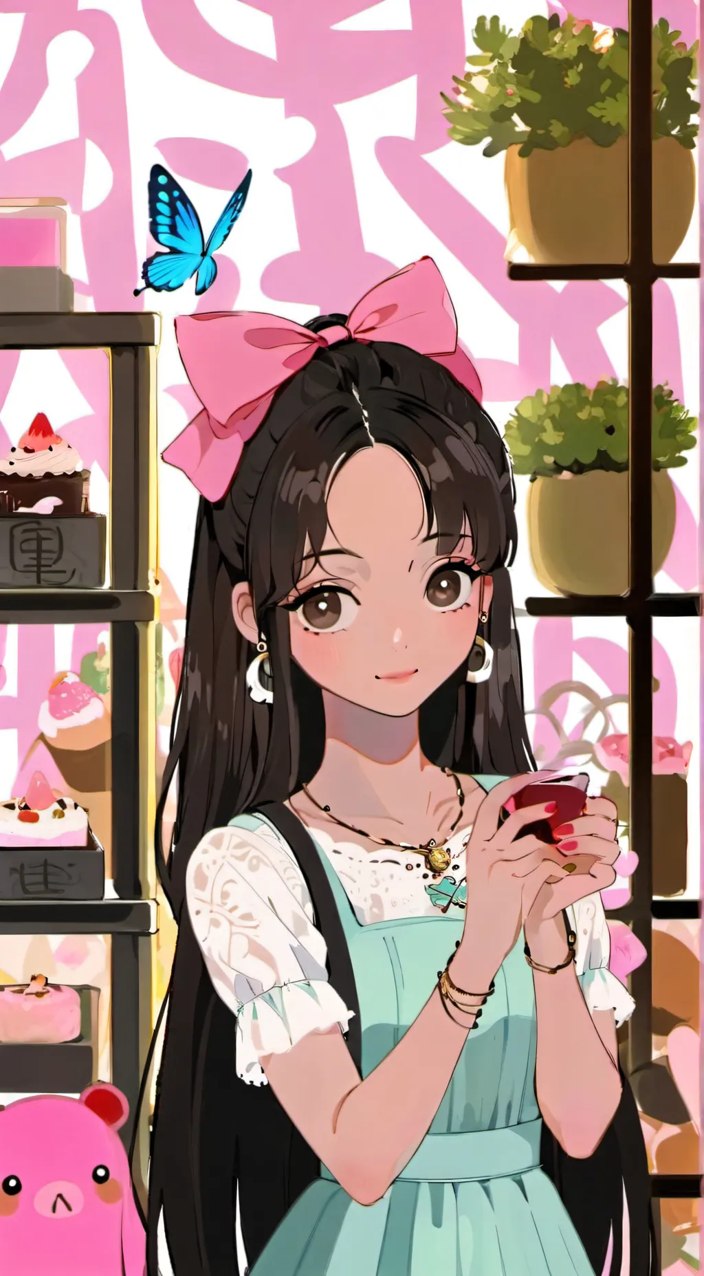 ai character: kayia background