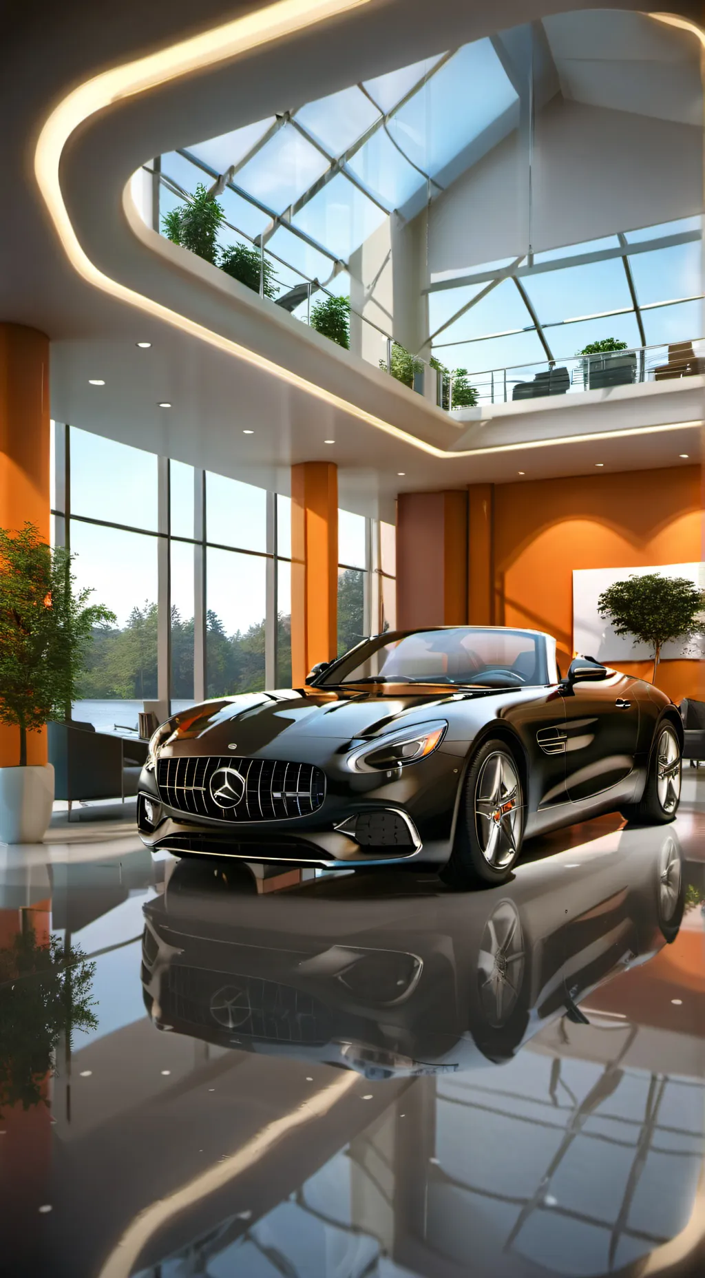 ai character: the dealership background