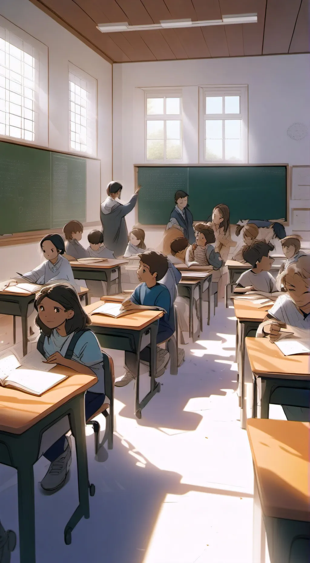 ai character: >CLASSTIME<  background