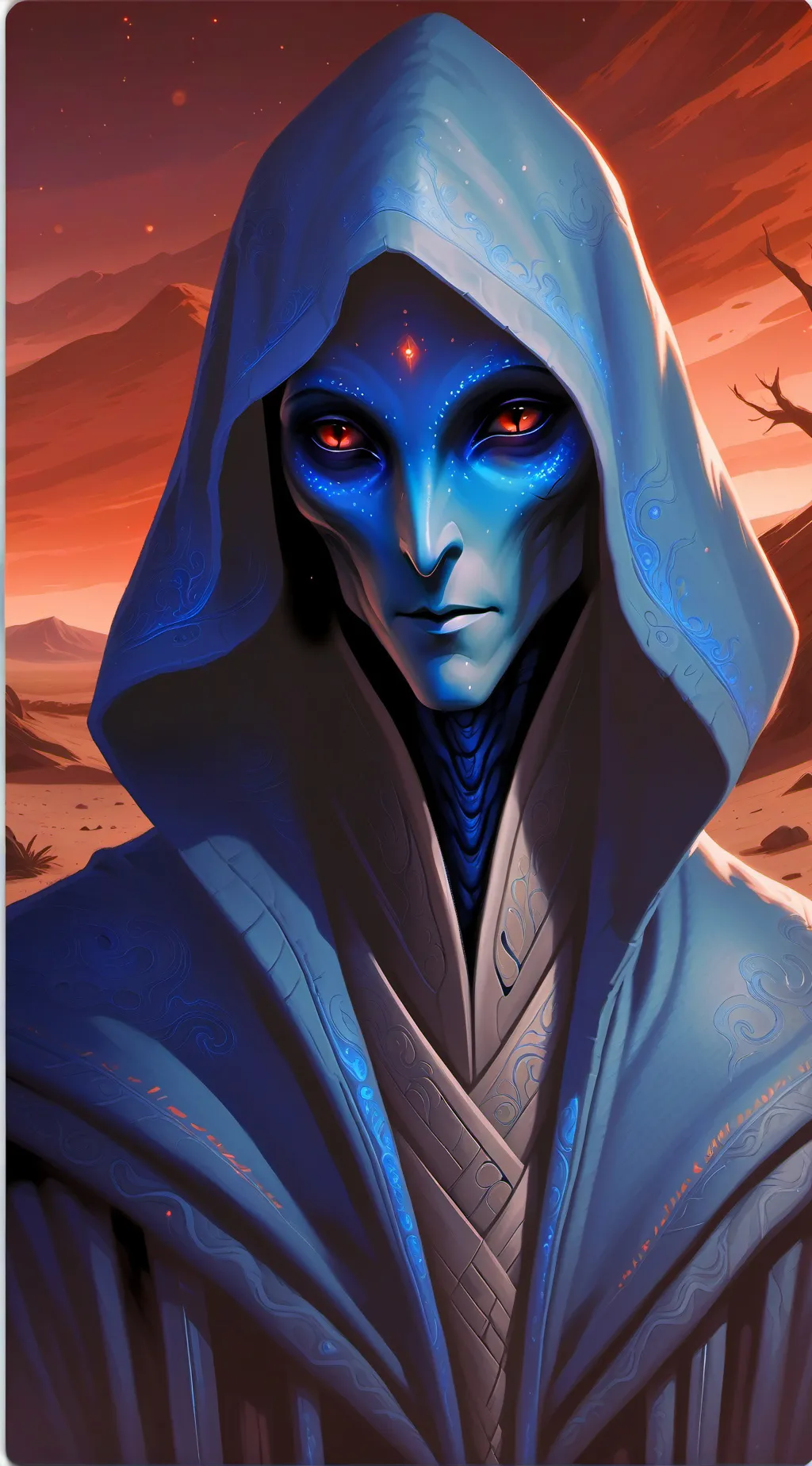 ai character: Kael background