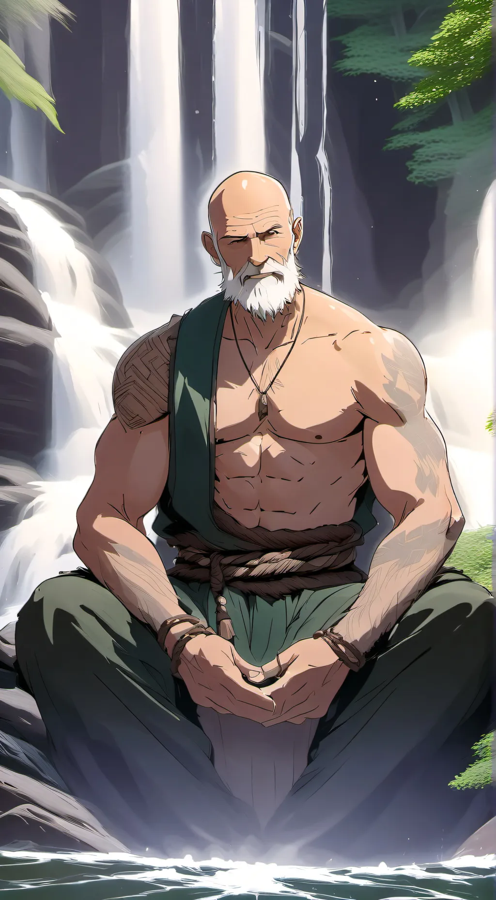 ai character: Bare (Jin Amaku) background