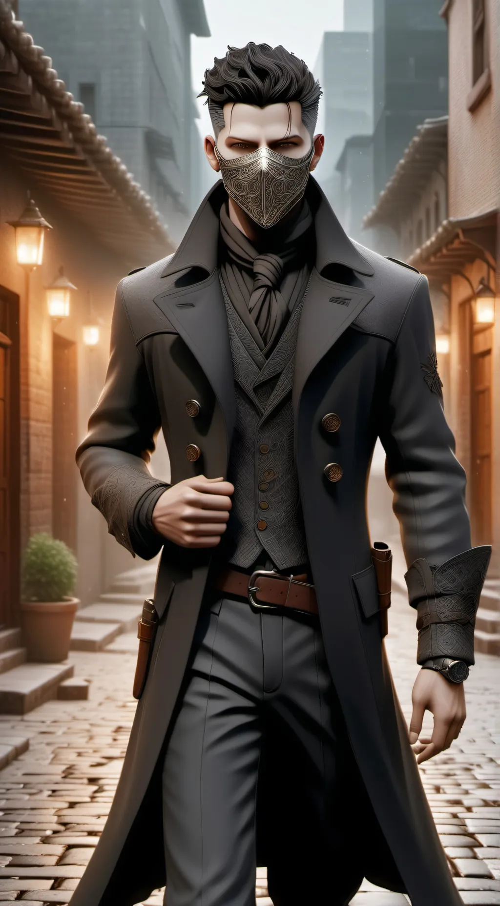 ai character: Lucian Black background