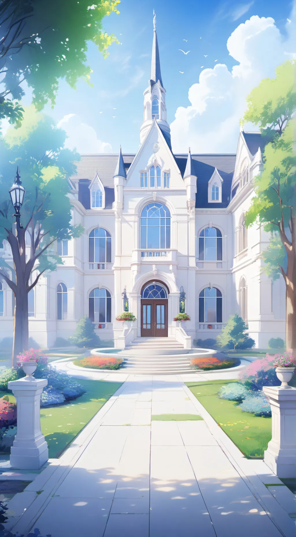 ai character: School 1 background